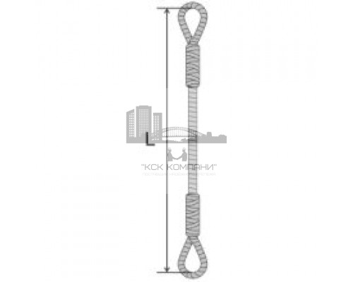 Строп канатный петлевой УСК (СКП) [г/п 1,6т/4000мм]